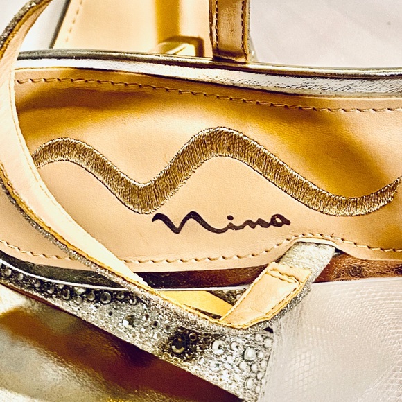 💎NINA ORIGINAL SPARKLING HIGH HEELED SANDAL💍 8.5 - Picture 9 of 9